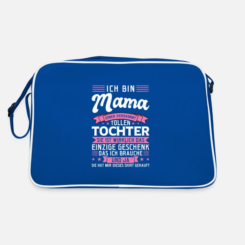 Mama Tochter Mutter Geschenk Retro Tasche