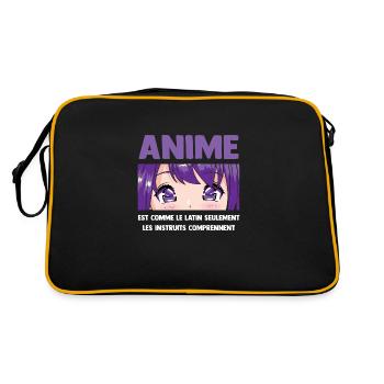 Anime Anime Cadeau - Sac Retro - noir/or - Dos