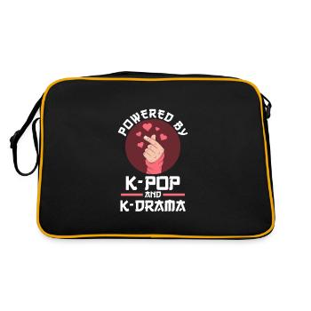 K-Pop & K-Drama K-Pop & K-Drama Cadeau coréen - Sac Retro - noir/or - Dos