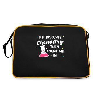 Chemistry Chemistry Science Gift - Retro Bag - black/gold - Back