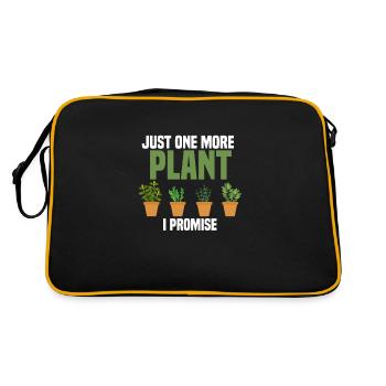 Plantes, jardinage, plantes - Sac Retro - noir/or - Dos