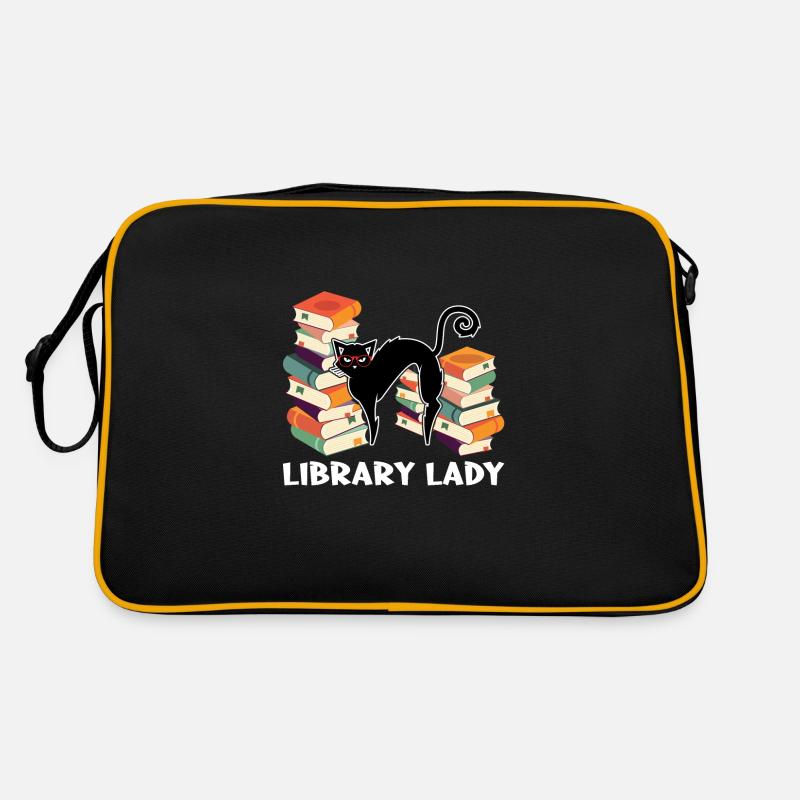 Library Librarian Libraries Gift Retro Bag