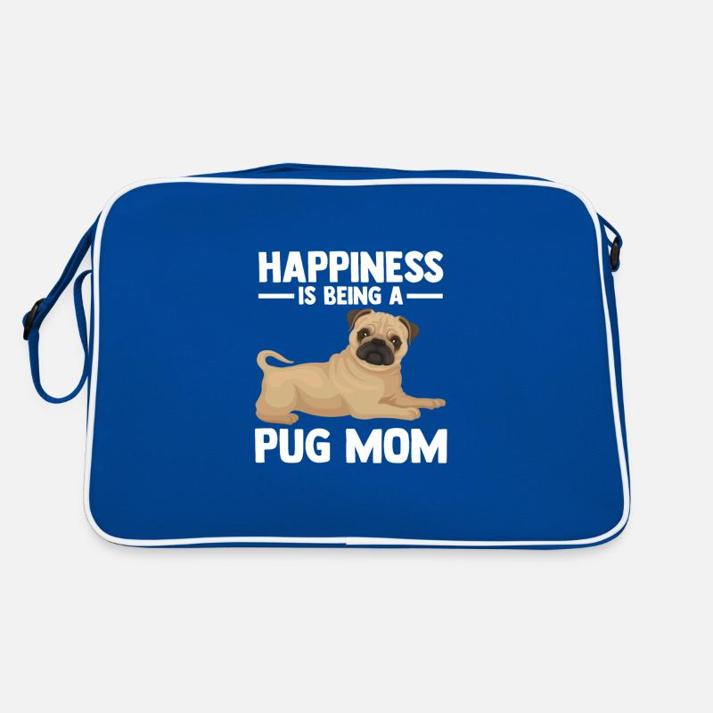 Mops Mama Mops Mops Mutter Geschenk Retro Tasche