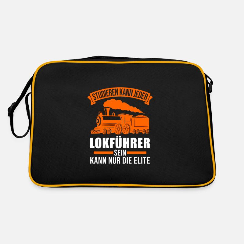 Lokführer Eisenbahner Geschenk Retro Tasche