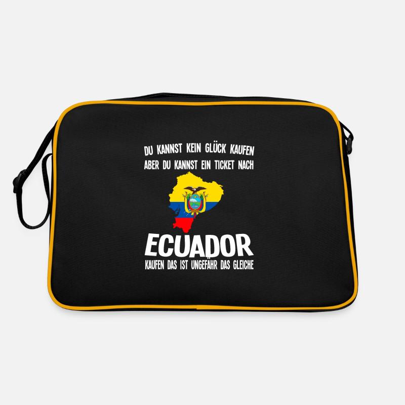 Ecuador Urlaub Reisen Geschenk Retro Tasche