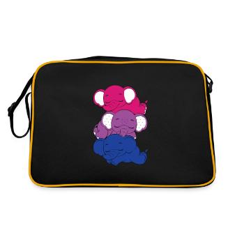 Bisexual Elephant Bisexual - Retro Bag - black/gold - Back