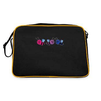 Bisexual Bee Bisexual - Retro Bag - black/gold - Back