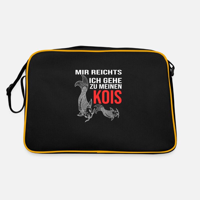 Kois Fisch Koifisch Geschenk Retro Tasche