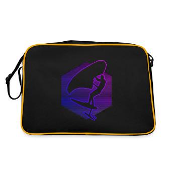 wingfoil femmes wingsurf hommes wingsurf - Sac Retro - noir/or - Dos