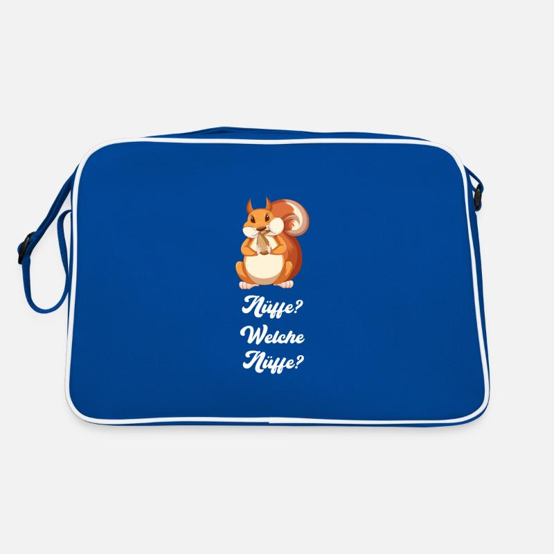 Eichhörnchen Tier Nagetier Geschenk Retro Tasche