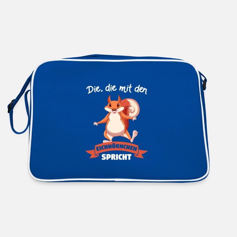 Eichhörnchen Tier Eichhörnchenliebhaber Geschenk Retro Tasche