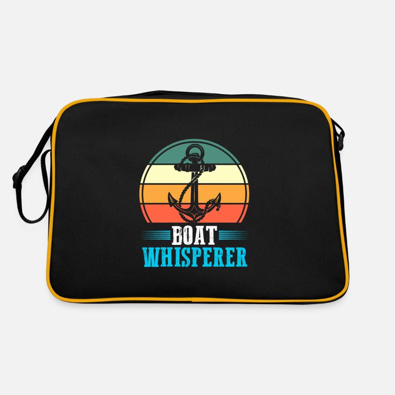 Captain Boat Captains Gift Retro Bag