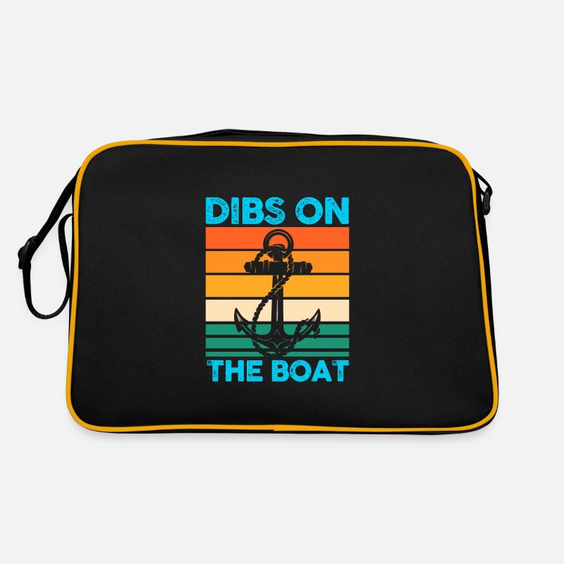 Captain Boat Captains Gift Retro Bag