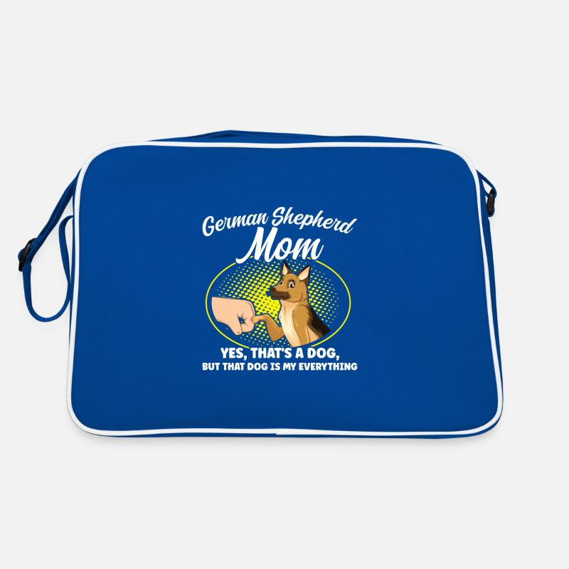 Schäferhund Mama Deutscher Schäferhund Geschenk Retro Tasche