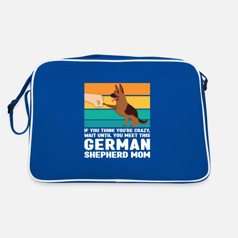 Schäferhund Mama Deutscher Schäferhund Geschenk Retro Tasche