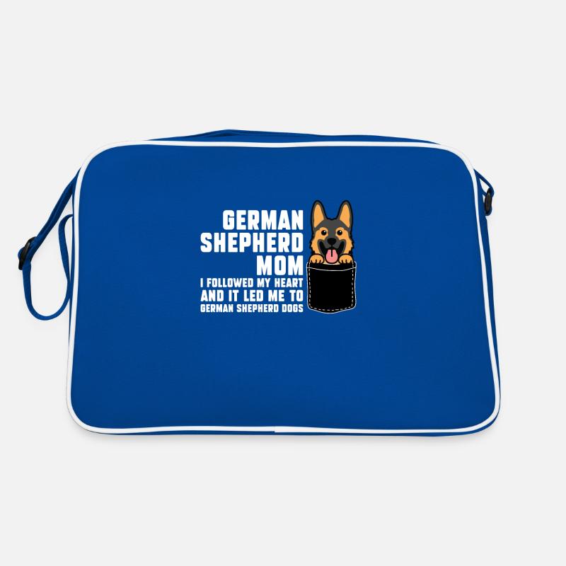 Schäferhund Mama Deutscher Schäferhund Geschenk Retro Tasche
