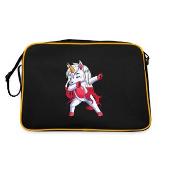 Flag Unicron Polish flag Polish roots - Retro Bag - black/gold - Back