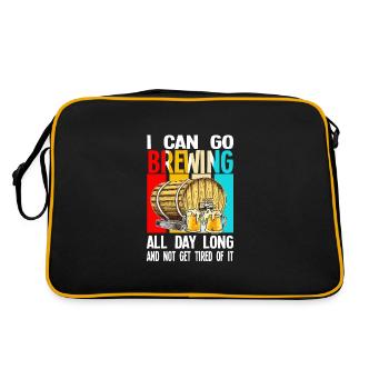 Brasserie Beer Cadeau - Sac Retro - noir/or - Dos