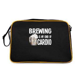 Brasserie Beer Cadeau - Sac Retro - noir/or - Dos