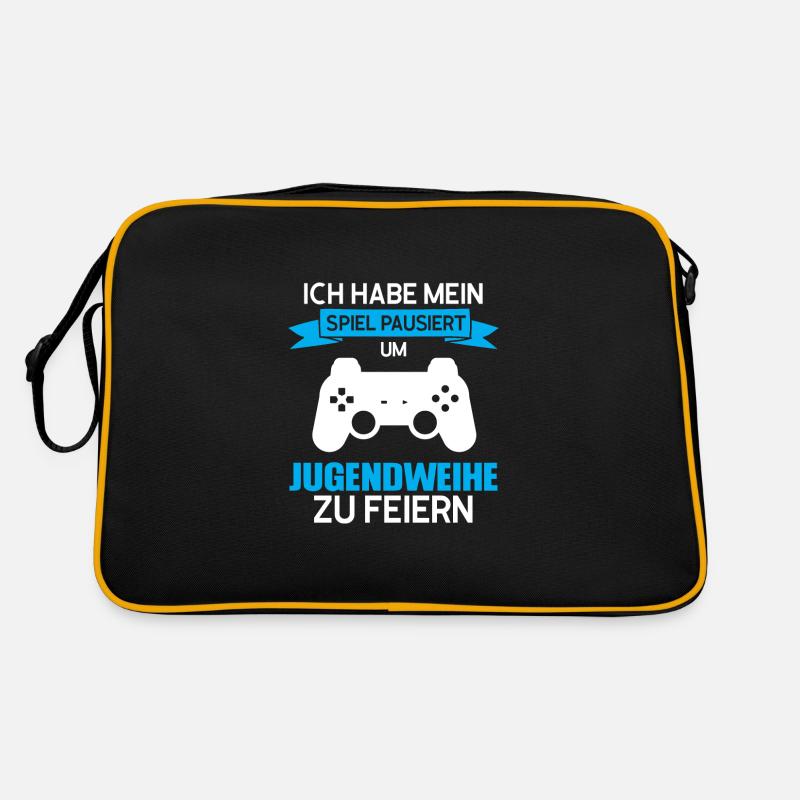Jugendweihe Gaming Jugendweihfeier Geschenk Retro Tasche