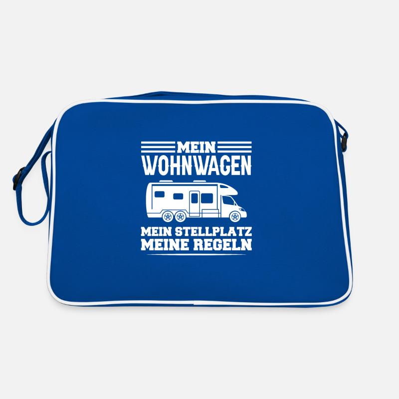 Campen camper Wanderung Geschenk Retro Tasche