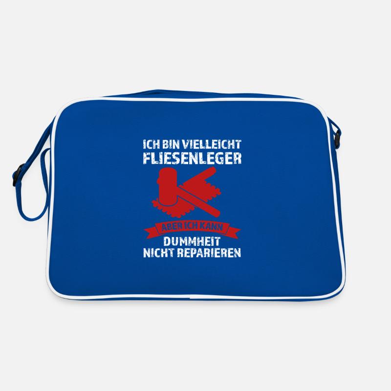Fliesenleger Beruf Bodenleger Geschenk Retro Tasche