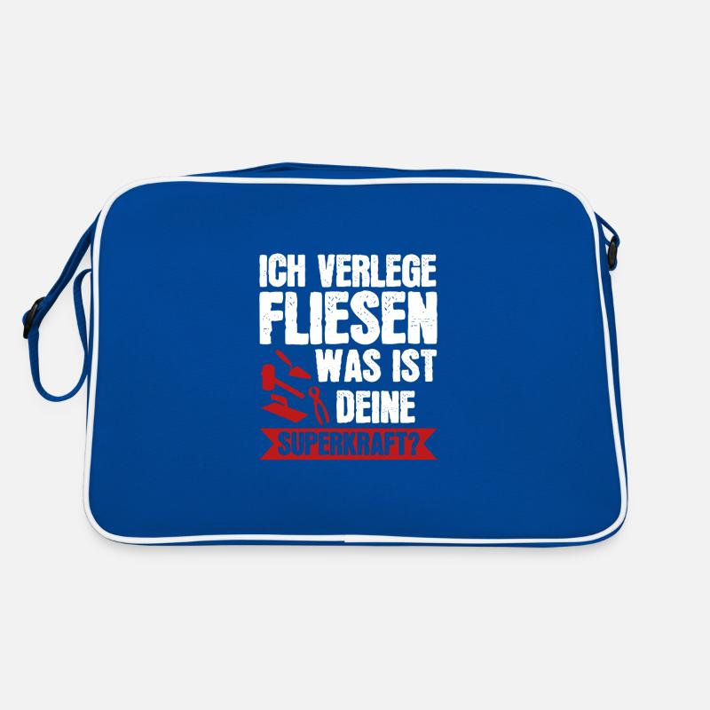 Fliesenleger Beruf Plattenleger Geschenk Retro Tasche