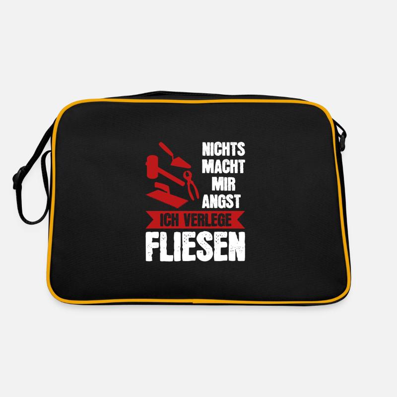 Fliesenleger Beruf Plattenleger Geschenk Retro Tasche