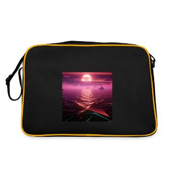 Sunset Retro - Retro Bag - black/gold - Back