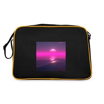 Sunset Retro - Retro Bag - black/gold - Back