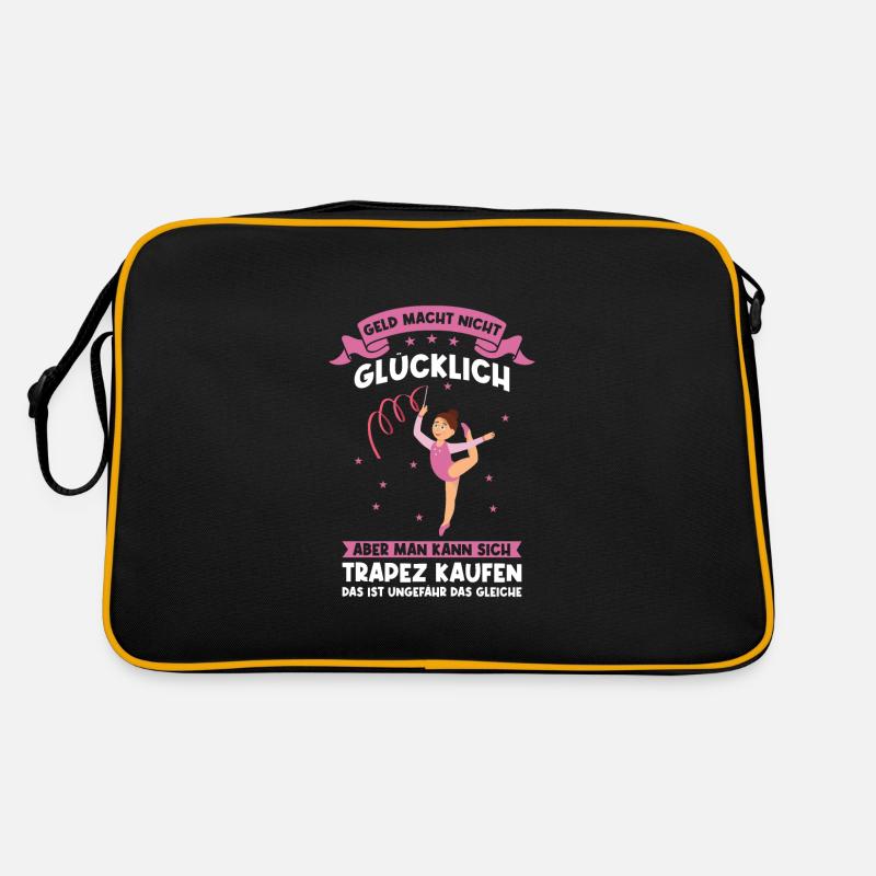 Turnen Mädchen Turnerin Geschenk Retro Tasche
