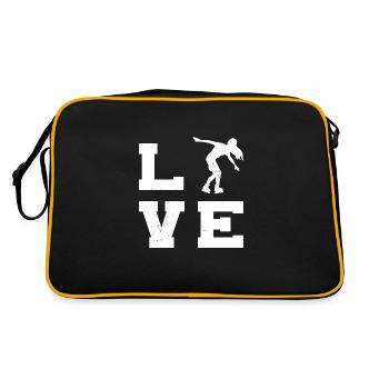 Women's Roller Skating Roller Skating Roller Skates - Retro Bag - black/gold - Back