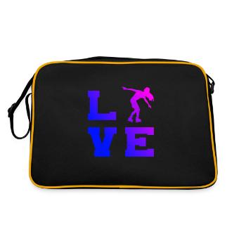 Roller Skating Roller Skating Roller Skate - Retro Bag - black/gold - Back