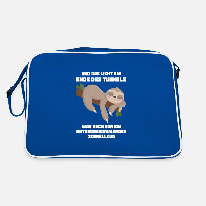 Faultier Sarkasmus Ironie Geschenk Retro Tasche