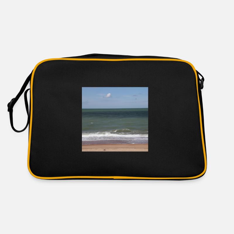 Vacances à la mer à la plage Sac Retro