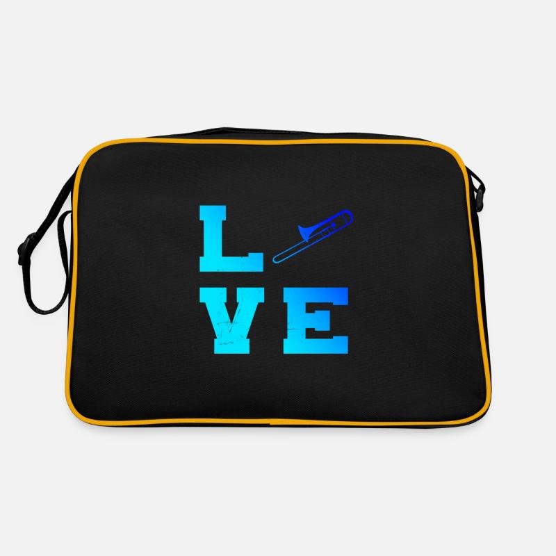 Tromboniste d’instruments de cuivres pour hommes Sac Retro