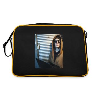 Gamer Hacker - Retro Bag - black/gold - Back