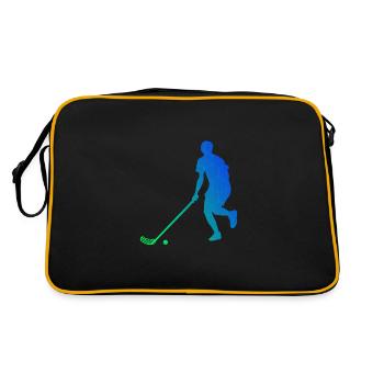 Women's Hockey Floorball Floorball Salibandy - Retro Bag - black/gold - Back
