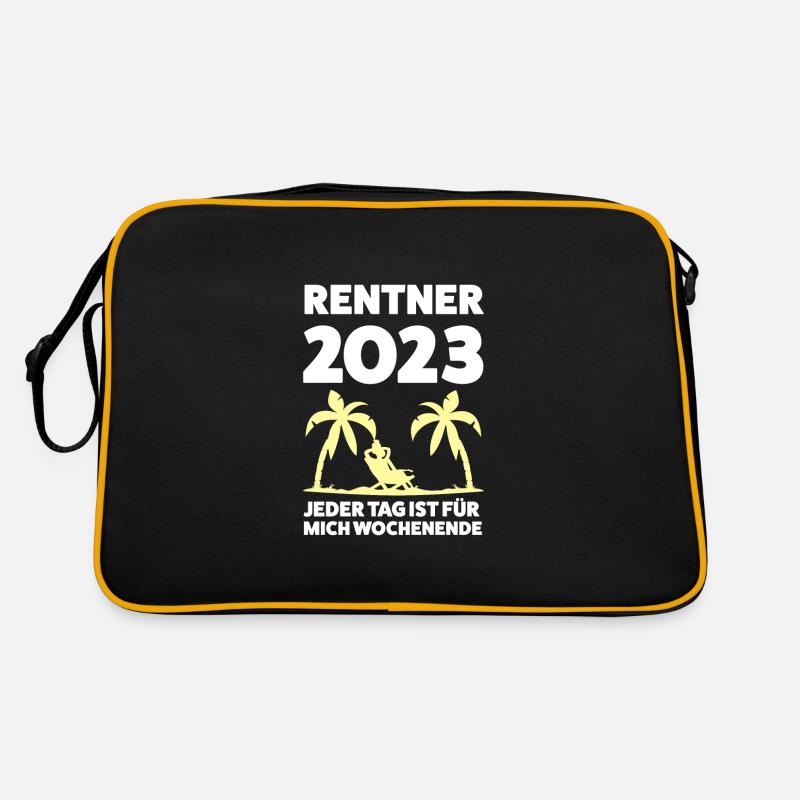 Rentner 2023 Rente 2023 Geschenk Retro Tasche