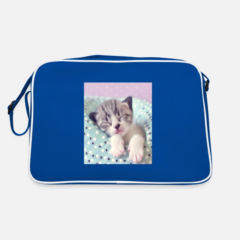 Mignon bébé chaton Sac Retro