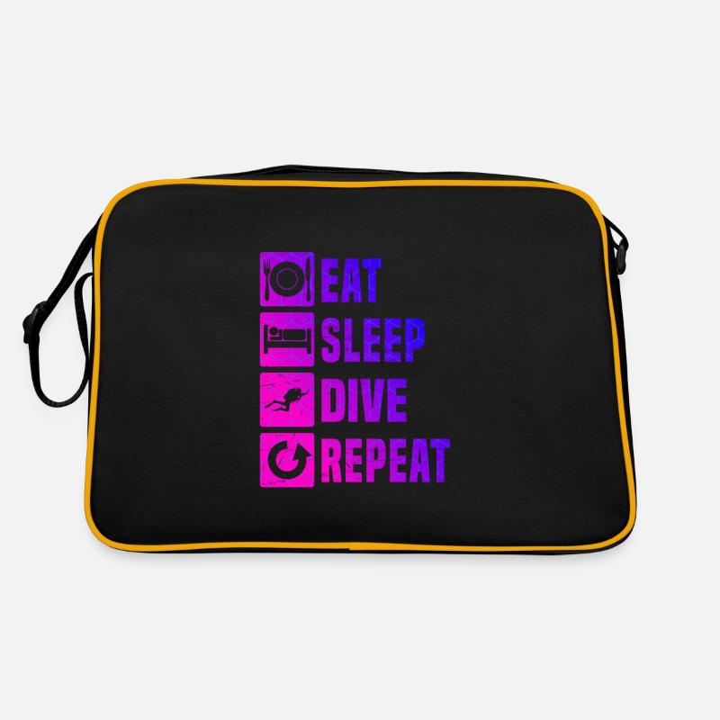 Divers Diving Scuba Diver Diver Diving Retro Bag