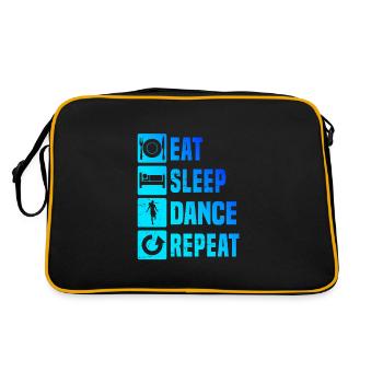 Shuffle Girl Shuffle Boy Shuffledancer - Retro Bag - black/gold - Back