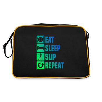 Standup Paddle Homme Standup Paddle Standup Pad - Sac Retro - noir/or - Dos