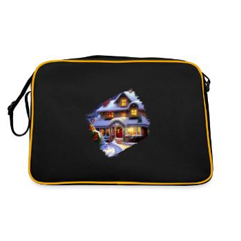Christmas Eve - Retro Bag - black/gold - Back