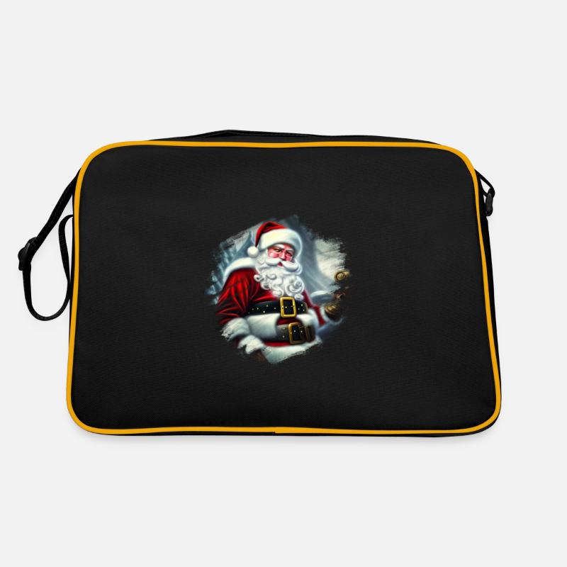 Weihnachtsmann Retro Tasche