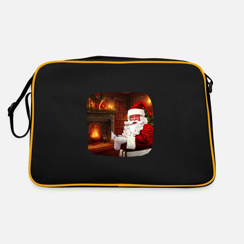 Weihnachtsmann Retro Tasche