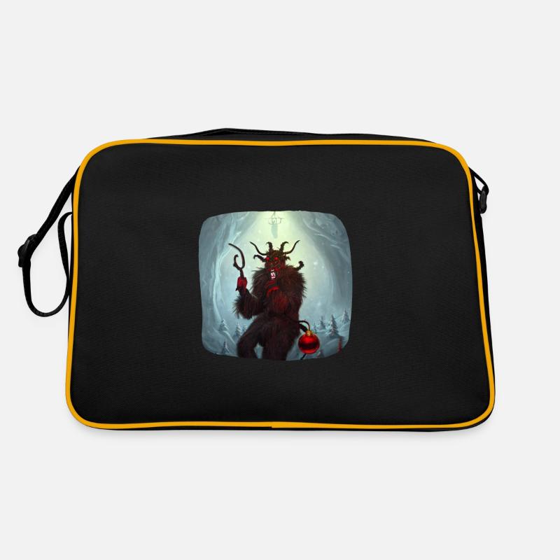 Böser Krampus Retro Tasche