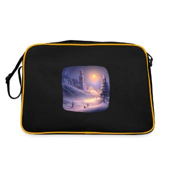 Nuit silencieuse - Sac Retro - noir/or - Dos