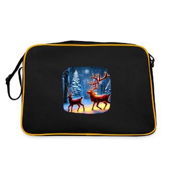 Renne - Sac Retro - noir/or - Dos
