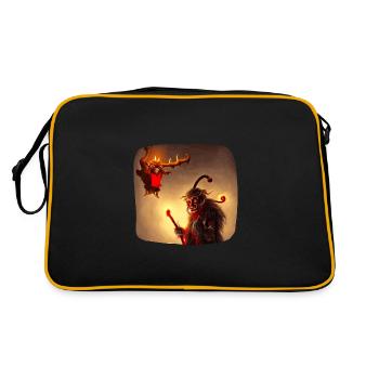 Krampus - Sac Retro - noir/or - Dos